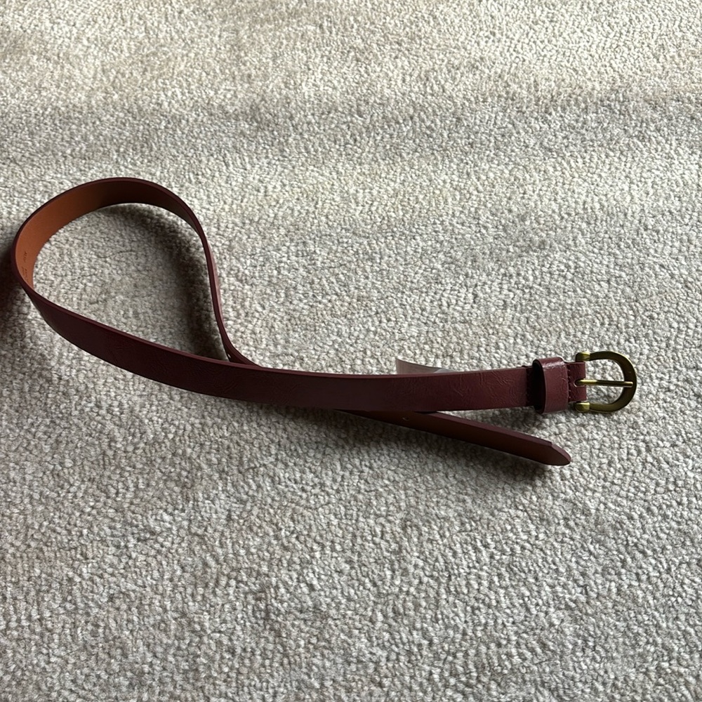 target burgundy belt